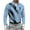 Light Blue, variant on Stamzod Shirts for Men Fashion Strip Printed Turndown Long Sleeve Shirt Gym Workout Casual Shirts for Men Navy B M