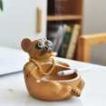 thumbnail image 3 of Cartoon Bully Dog Ashtray, Multifunctional Synthetic Resin, Flexible and Adjustable, Suitable for Home Decor, 3 of 7