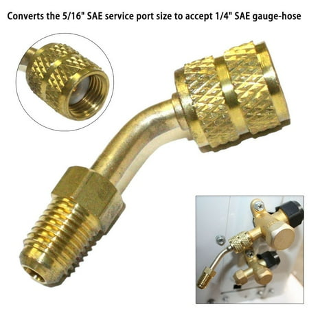 

Mini Split AC HVAC Vacuum Charging adapter Converts R410a style 5/16 SAE