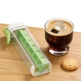 thumbnail image 1 of Ice Cube Tray with Handle, 6-Cube Press Ice Maker, One-Hand Pop-Out Release, Compact Freezer Tray for Drinks, Detachable for Easy Cleaning, BPA-Free Plastic, 1 of 5