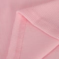 thumbnail image 5 of RYRJJ Women's Elegant Puff Short Sleeve Crop Tops Ribbed Knit Square Neck Basic Slim Fit T-Shirt Blouse(Pink,L), 5 of 5