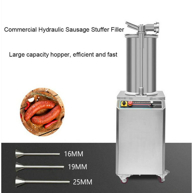 VEVOR Sausage Stuffer 304 Stainless Steel Vertical Sausage Stuffer Sausage Filling Machine - 2.5LBS/1.5L