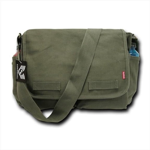 Classic Military Messenger Bag, Woodland