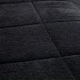 thumbnail image 4 of 3 Pieces Comforter Set Black -Cozy Farmhouse Reversible Sherpa Blanket - Plush, Breathable, and Weighted, Perfect for All-Season Comfort, Enhances Modern Bedroom Decor,Black,King, 4 of 6