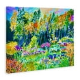 thumbnail image 2 of Abstract Rainbow Forest Canvas Art, 40 x 30, Made In USA, 2 of 6