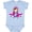 AE-Light Blue, variant on Pilot Girl, Airplane, Plane, Flying, Brown Hair Girls Baby Bodysuit