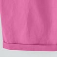 thumbnail image 4 of biudgviw Bermuda Shorts for Women High Waisted Summer Shorts Cuffed Hem Plus Size Lounge Knee Length Shorts with Pockets, 4 of 6