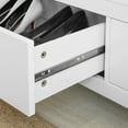thumbnail image 5 of Haotian FSR74-W,Hallway Storage Bench with Two Drawers and Padded Seat Cushion, 5 of 7