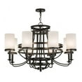 thumbnail image 3 of Meyda Tiffany 180019 Saxony 8 Light 46" Wide Chandelier - Bronze, 3 of 4