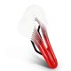 thumbnail image 1 of Cojín para asiento de bicicleta, amortiguador, transpirable, cómodo, PU, ​​alta elasticidad, reemplazo de sillín de bicicleta, blanco, rojo, tamaño libre, 1 of 10