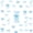 Blue I, variant on Feelyou Cute Bow Letter Q Full Size Sheets for Girls, Watercolor Ribbon Bed Sheets for Bedroom, Blue, 4-Piece