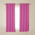 thumbnail image 1 of Best Home Fashion Grommet Top Thermal Insulated Blackout Curtain (Set of 2) 52-in W 63-in L, 1 of 1