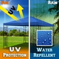 thumbnail image 5 of Sunny 10ft x 10ft Blue Single tier Top Cover Outdoor canopy, sunshade, 5 of 9