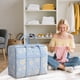 thumbnail image 1 of Bolsas de almacenamiento extragrandes para ropa, juguetes y adornos navideños: bolsa organizadora resistente con asas reforzadas y cremallera doble gruesa para mudanzas, viajes y almacenamiento, 1 of 6
