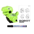 thumbnail image 4 of Juguete de dinosaurio caminando, robot con sonidos, líneas interactivas hechas a mano rastrean el juguete de los dinosaurios modelo de animales para Estilo B, 4 of 8