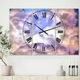 thumbnail image 2 of Designart 'Cloud Sculpting 2' Large Cottage Wall Clock, 2 of 3