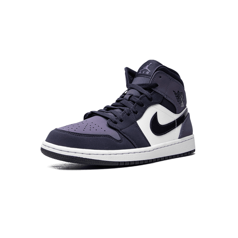 NIKE AIR JORDAN 1 MID‎ OBSIDIAN SANDED PURPLE SIZE 9.5 MEN 554724-445 JORDAN MENS Air Jordan 1 Mid  main image 2
