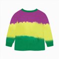 thumbnail image 7 of KPOPLK Toddler Baby Boy Clothes Carnival Print Long Sleeve Sweatshirt Pullover Tops and Jogger Pants Cute Fall Winter Outfit(5-6 Years,), 7 of 7
