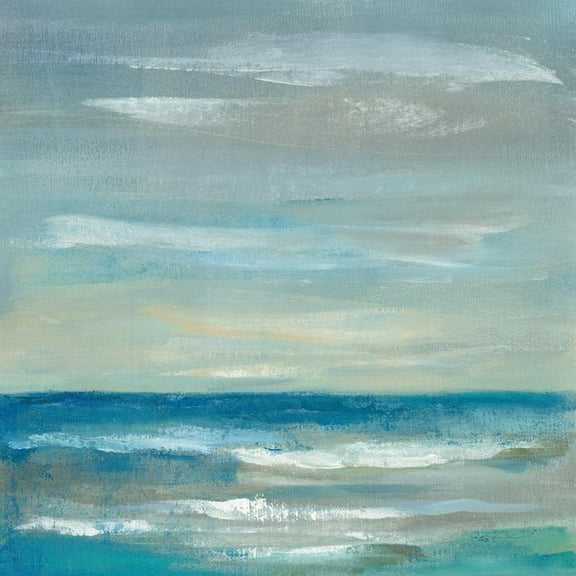 Art.com Early Morning Waves II Art Print by Silvia Vassileva, 24" x 24"