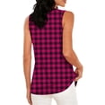thumbnail image 4 of Hilenly Womens Tank Top Sleeveless Crew Neck Peplum Tops Loose Fit Casual Flowy Summer Clothes, 4 of 6