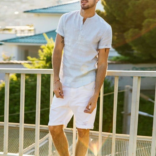 Summer Casual Shirts Short Sleeve 