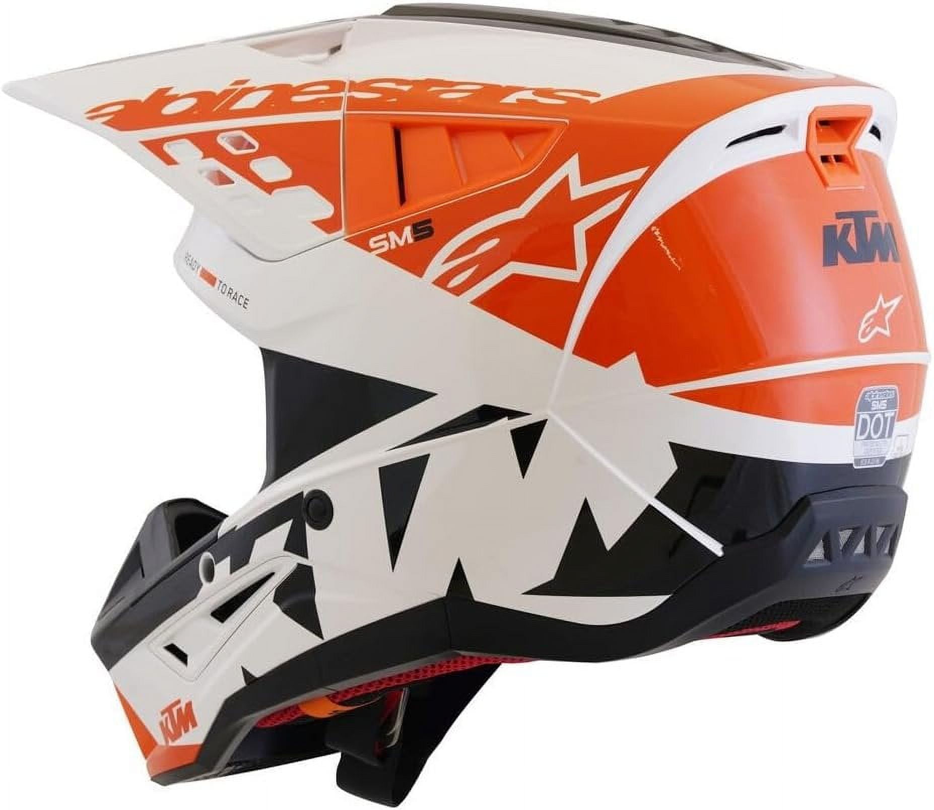 KTM Supertech M5 DOT Motocross and Offroad Helmet by Alpinestars