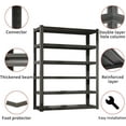 thumbnail image 4 of Garage Shelving, Garage Storage Shelves, 3500 LBS Heavy Duty Adjustable Metal Garage Shelves, Easy Assembly, Shelves for Garage Storage, Warehouse, Basement, Black, 4 of 6