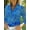 Blue, variant on Womens Golf Shirt Long Sleeve Athletic Quarter Zip Pullover Sun Protection with Pocket Blue M