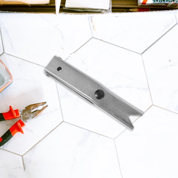 ADDHAT Herramienta Profesional Para Desmontar Molduras Y Clips De Puertas De Vehículos Color Plata