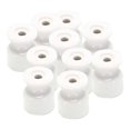 thumbnail image 3 of yotijay 10pcs Porcelain Insulators, Electrical Accessories, Ceramic Insulators for Cable White, 3 of 8