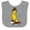 Heather and White, variant on Inktastic Skateboarding Banana Funny Skater Boys or Girls Baby Bib