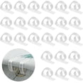 thumbnail image 1 of 24 Pieces Plastic Tablecloth Clips, Variable Clear Tablecloth Clips Transparent Table Cover Clips Table Cover Clip for Picnic Party Home, 1 of 4