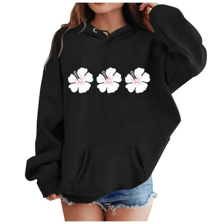 

Girls Hoodies Kids Baby Girls Boys Pocket Hoodie Sweater Shirt Oversized Drawstring Pullover Graphic Letter Printed Trendy Sweatshirts Preppy Clothes