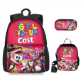 thumbnail image 2 of 3-piece Set, Magic Number Circus, Backpack, Pencil Case, Messenger Bag, Light, Unisex, Elementary School-HAPDEN, 2 of 4