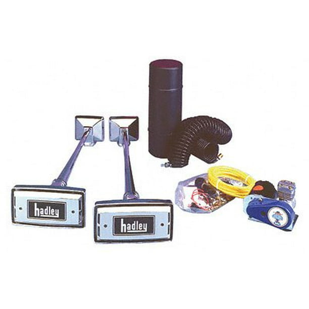 Hadley Horns H00977N Twin Rectangular Horn Kit