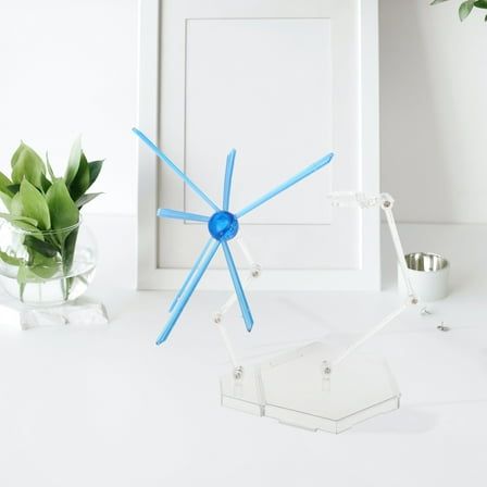 Masteelf  Action Figure Display Effects Base for Figures Accessories Blue