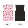 thumbnail image 2 of Fotbe Strawberry Floral Juego de 4 Tapetes para Auto con Estampado – Alfombrillas de Goma Reforzada, Diseño Antideslizante, Protección para Todo el Año – Vehículos, Autos, Camionetas y SUVs, 2 of 7