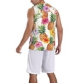 thumbnail image 2 of Sikiie Hawaiian Pineappl Basketball Jersey Reversible Men's Mesh Athletic Sports Shirts Training Practice S-4XLXX-Large, 2 of 6