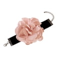 thumbnail image 1 of Gargantilla de flores para niña Perfecl estilo gótico rosa con cordones ajustable, 1 of 8