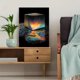 thumbnail image 5 of Qisvanset Autumn Tree Moon Scene Canvas Print 12x16 Inch Entryway Decor, 5 of 8