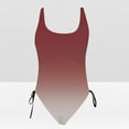 thumbnail image 6 of Summer Saving pimelu Bathing Suit for Women One Piece Swimsuit for Women Tankini Swimsuits Bathing Suit with Drawstring Beach Gradient Print Tummy Control Swim Suits Womens Swimsuits Tummy Control, 6 of 6