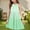 Green, variant on BRGZLK Girls Summer Dress Trendy Gradient Print Round Neck Sleeveless Dress Casual Comfortable Halter Sundress Light Blue 13-14 Years