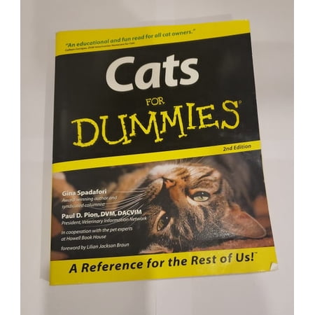 Pre-Owned Cats for Dummies (Paperback) 0764552759 9780764552755
