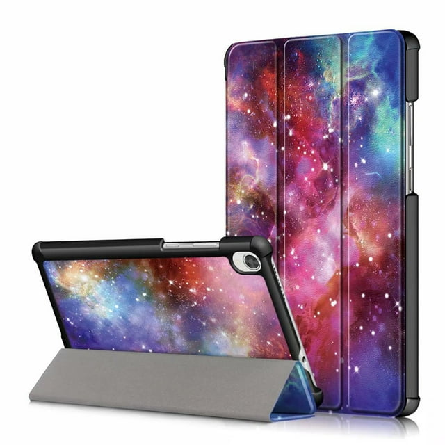 Oliegs Heated Blanket Compatible With Tab M8 (3rd Gen) / Smart Tab M8 / Tab M8 FHD / Tab M8 HD LTE / Tab M8 HD 8 Inch Display Tablet Lightweight Protective Tri Fold Stand Cover Case Chocolate