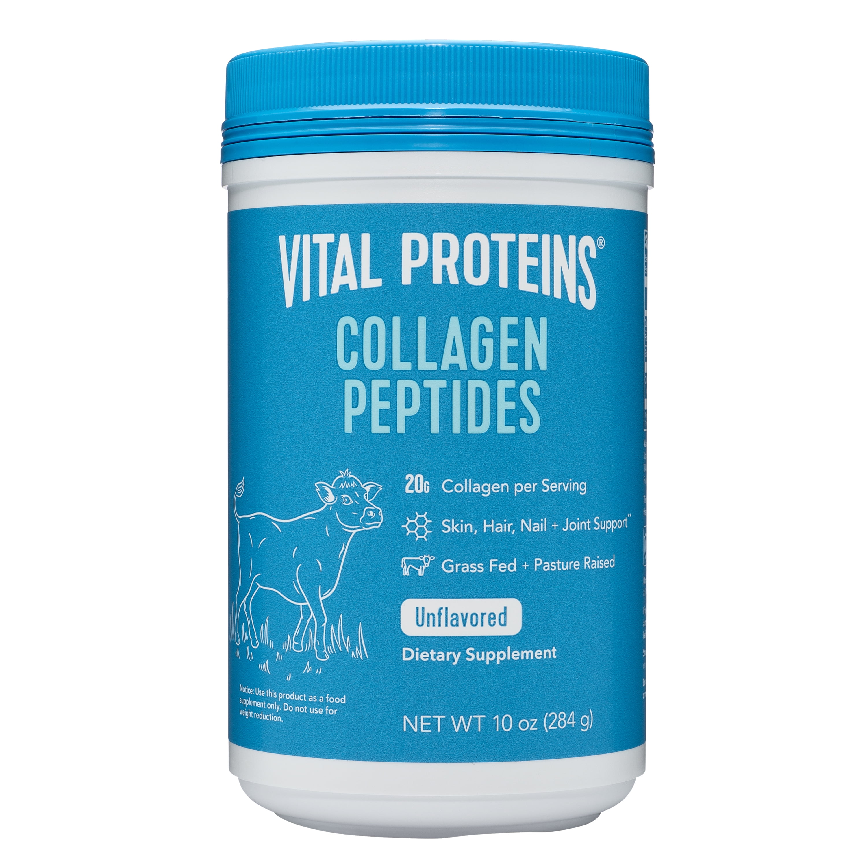 Vital Proteins Collagen Peptides Supplement Powder, Unflavored, 10 oz