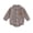 Coffee, variant on mgoYE Preemie Boy Clothes Infant Boys Girls Clothes Set Newborn Baby Romper Hat Ribbed Knit Long Sleeve Button Solid Bodysuit Jumpsuit Size 0-3 Months