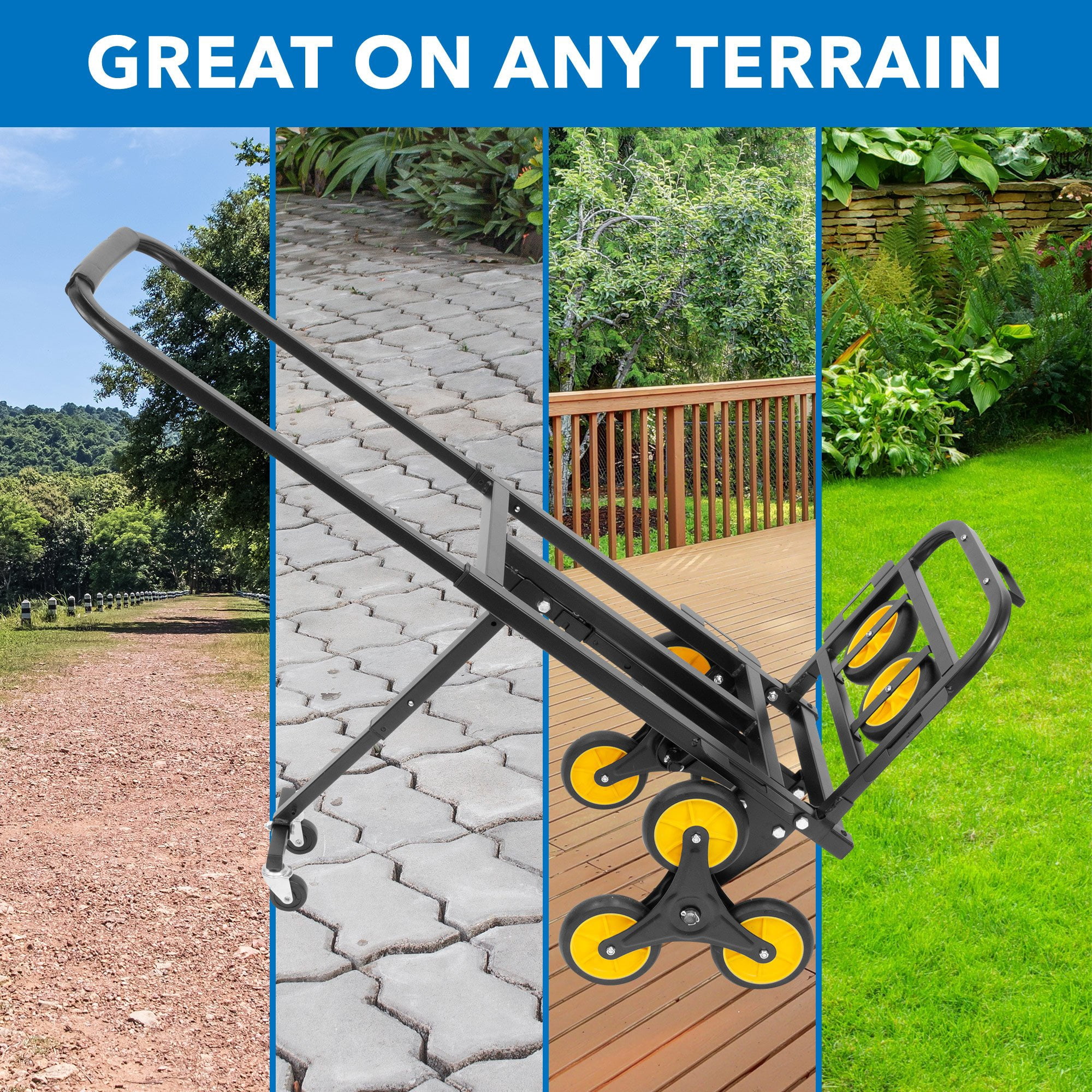 Mount-It! Stair Climber Hand Truck | 330 LBS Capacity