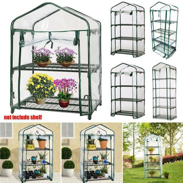 Growing Tents Plant Grow Bags Greenhouse Garden Seedling Green House PVC Cover Transparent Garden Greenhouse Grow House Planting92GERMANY He Qiyong unisex