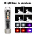 thumbnail image 1 of Linterna LED pequeña, luz de llavero pequeña brillante de alto lúmenes, luces de bolsillo recargables USB portátiles con 11 modos de luces para camina - blanco Baoblaze Linternas de llavero, 1 of 8