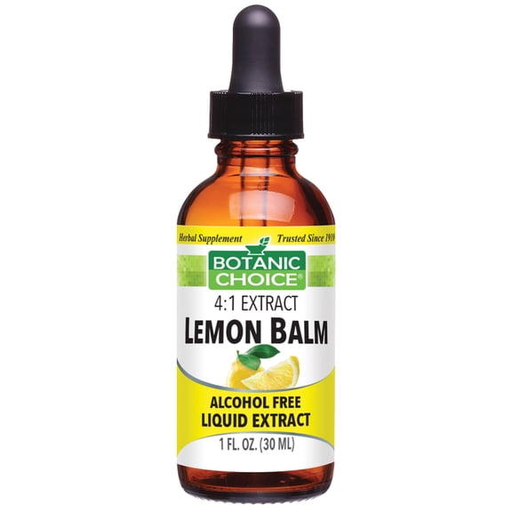 Botanic Choice Lemon Balm Extract, Traditional Sleep Support, Liquid Dietary Supplement, 1 Fluid Ounce